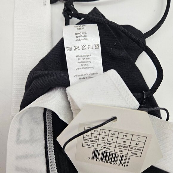 New OW Intimates Bra Womens M/8 Black Bralette - Picture 6 of 6
